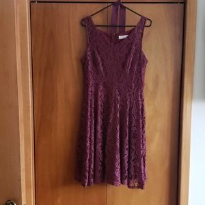 Dressy Star maroon dress